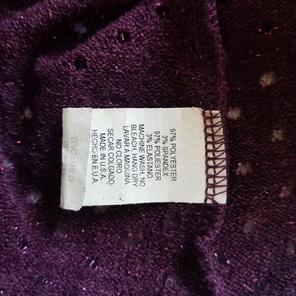 Blue Sketch Purple Turtleneck Sweater,NWOT - Picture 6 of 6